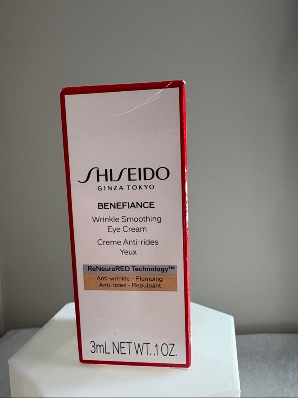 Shiseido, Benefiance Wrinkle Smoothing Eye Cream Anti Aging Deluxe Mini BNIB